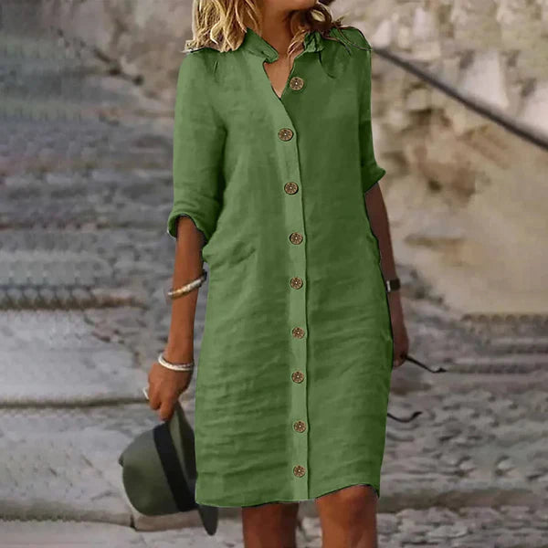 Hemdkleid mit Knopfleiste vorne